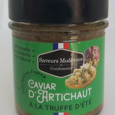 Artichoke caviar with truffle