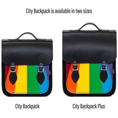 Handmade Leather City Backpack - Pride - Plus