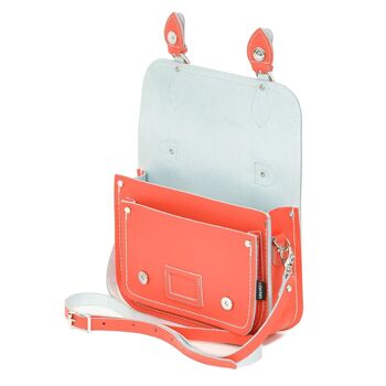 Cartable Midi en Cuir - Corail 6