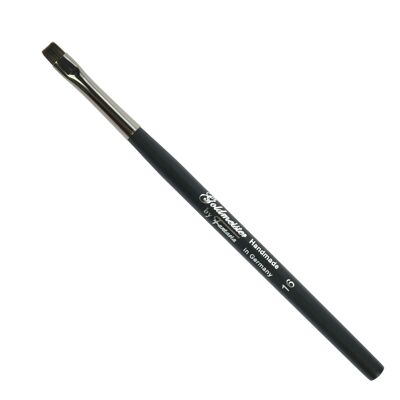 Eyeshadow brush / contour brush, Toray hair, straight, flat clamp, length: 17cm