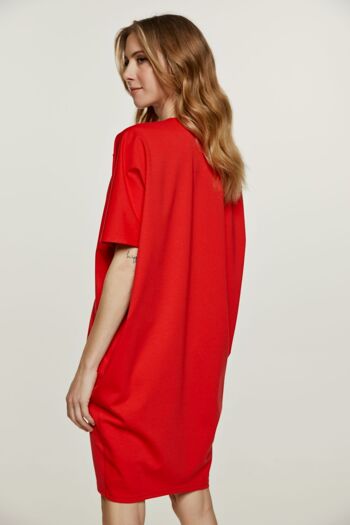 Robe chauve-souris rouge Punto di Roma 4