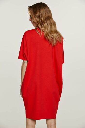 Robe chauve-souris rouge Punto di Roma 6