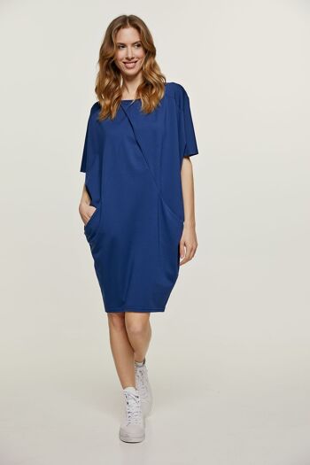 Robe chauve-souris bleue Punto di Roma 2