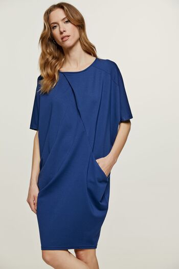 Robe chauve-souris bleue Punto di Roma 3