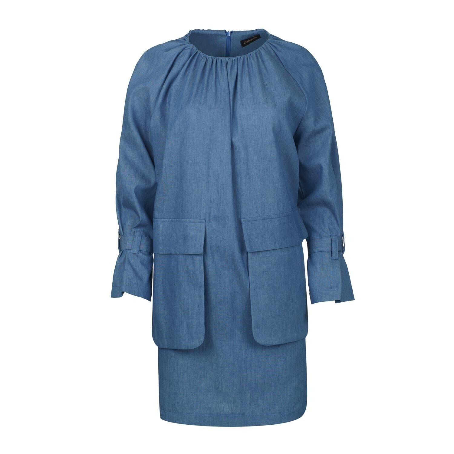 Abito stile denim con dettaglio tasca