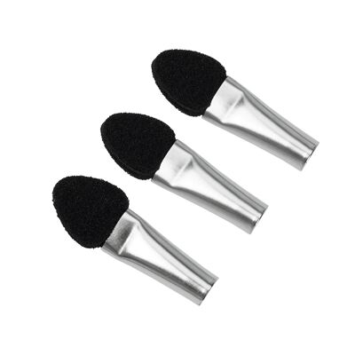 Replacement applicators, attachable, small black sponge 3 pieces in a bag