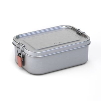 Stainless steel lunch box - Terracotta - EKOBO