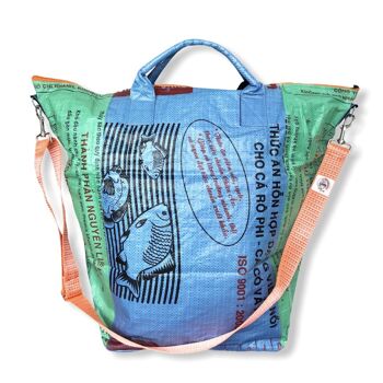 Beadbags Grand sac fourre-tout polyvalent fabriqué à partir de sacs de riz recyclés avec Tampenjan TJ5L 1