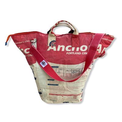 Beadbags Bolsa universal grande / bolsa de lavandería hecha de saco de cemento reciclado TJ9L Anchor Red
