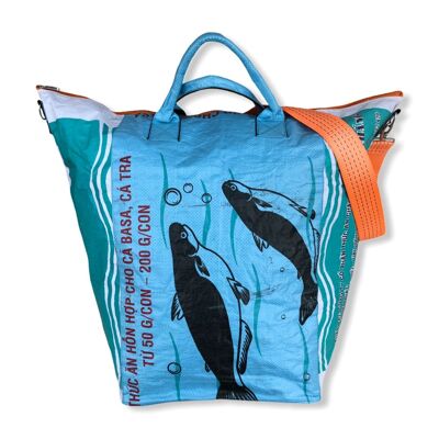 Beadbags Petit sac passe-partout fabriqué à partir de sacs de riz recyclés avec Tampenjan TJ2S