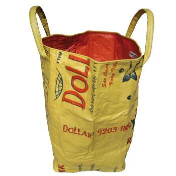 Beadbags Petit sac universel / sac à linge en sac de riz recyclé Ri9.2 Jaune 2