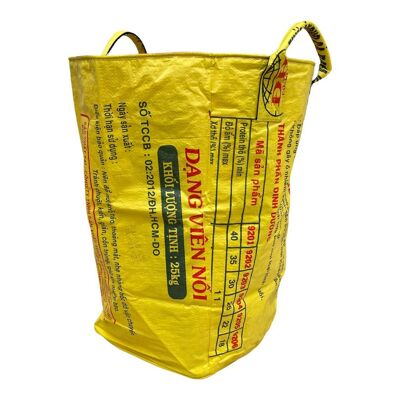Beadbags Bolsa universal grande / bolsa de lavandería hecha de saco de arroz reciclado Ri8 Amarillo