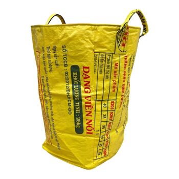 Beadbags Grand sac universel / sac à linge en sac de riz recyclé Ri8 Jaune 1