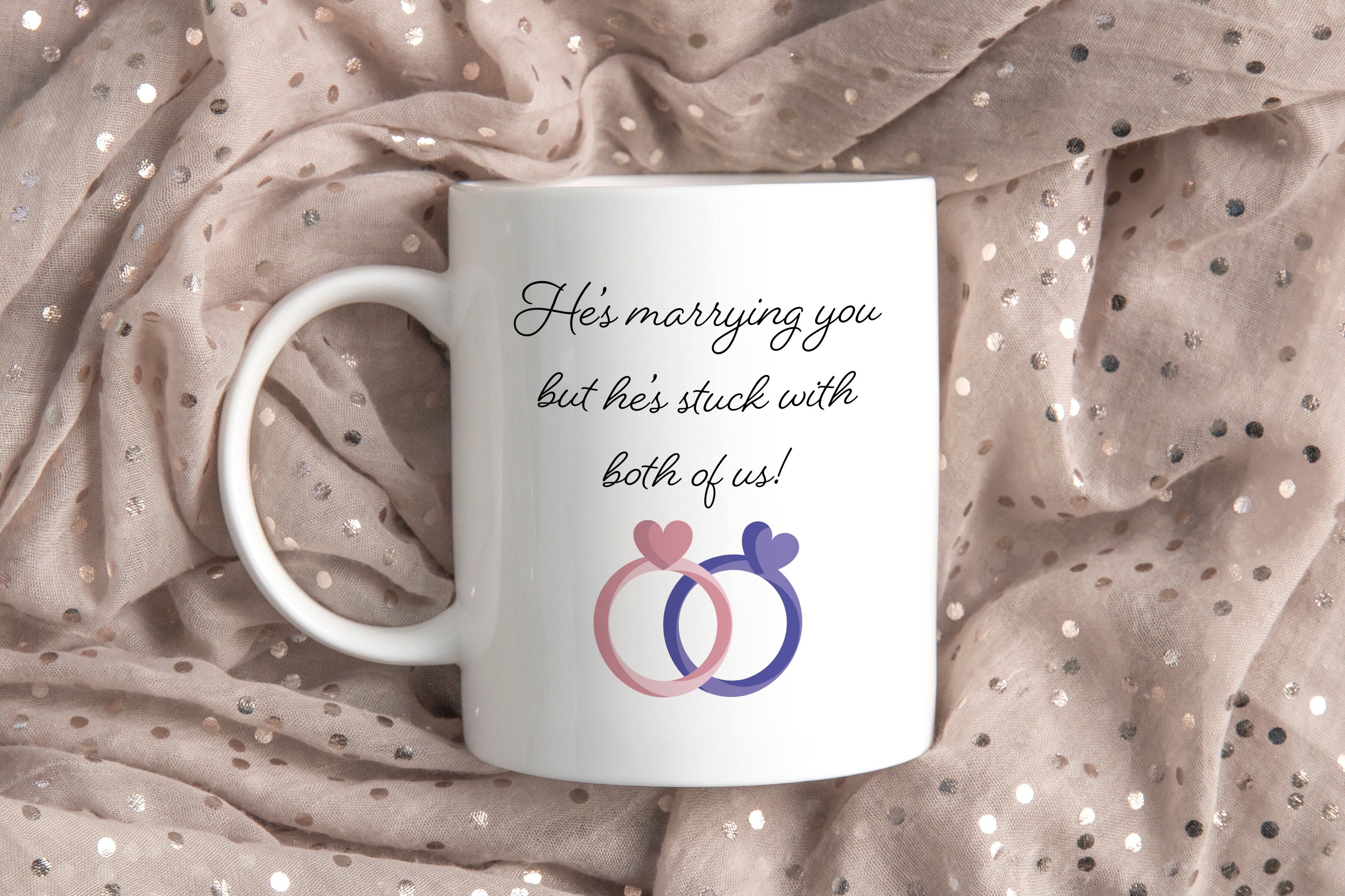 È bloccato con noi Tazza per la sposa