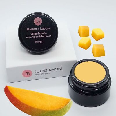 Balsamo labbra volumizzante con particelle di Acido Ialuronico - Aroma Mango