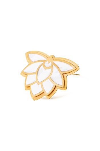 Broche Manille - Or brillant 2