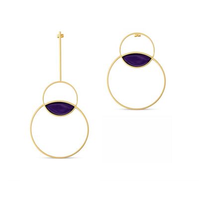 ASYMMETRIC DECÓ EARRINGS