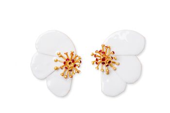 BOUCLES D'OREILLES ELLIPSIS - S - Grenat 2