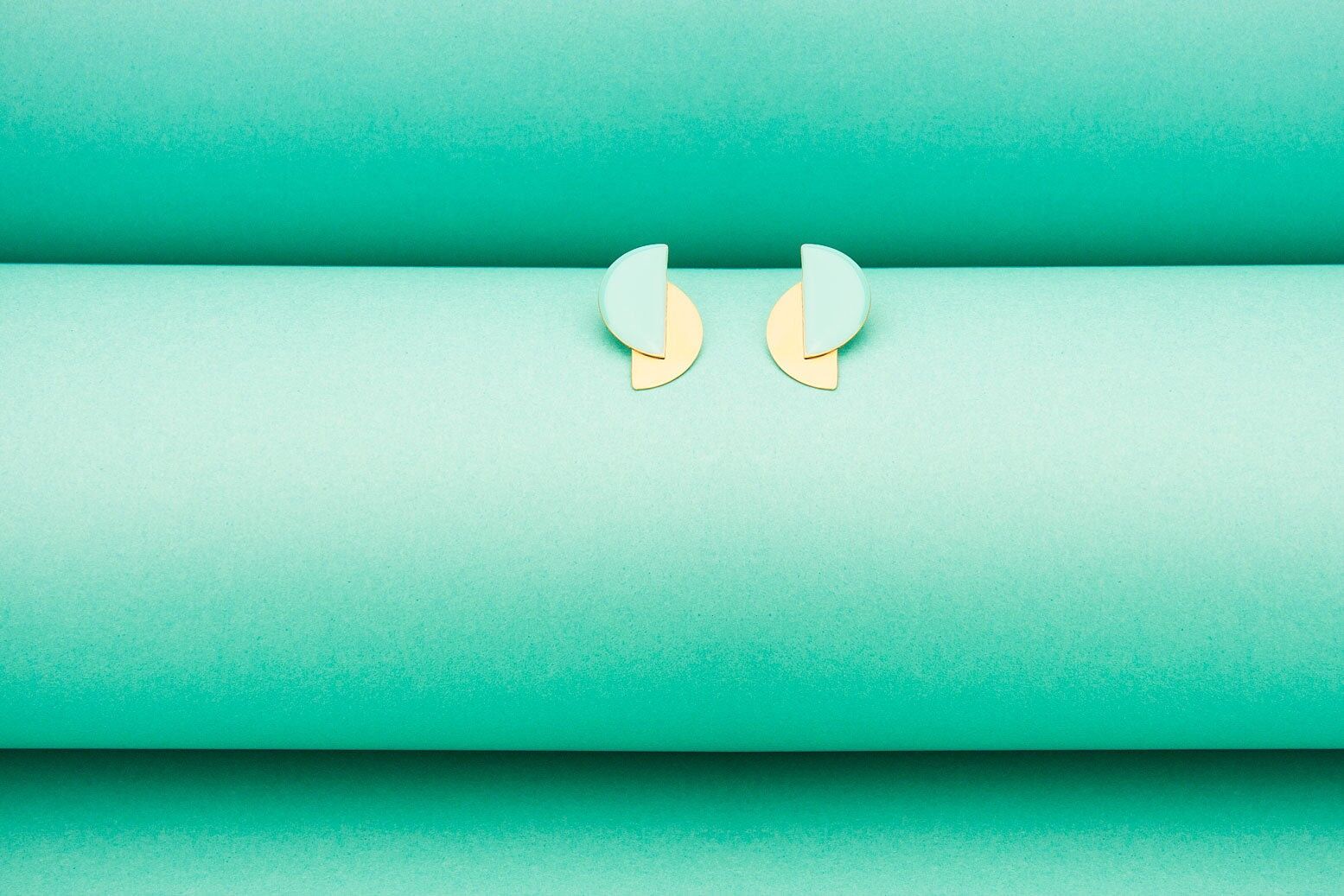 Orecchini Java semplici - Turchese