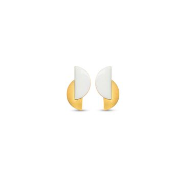 Boucles d'oreilles Simple Java - Blanc 2