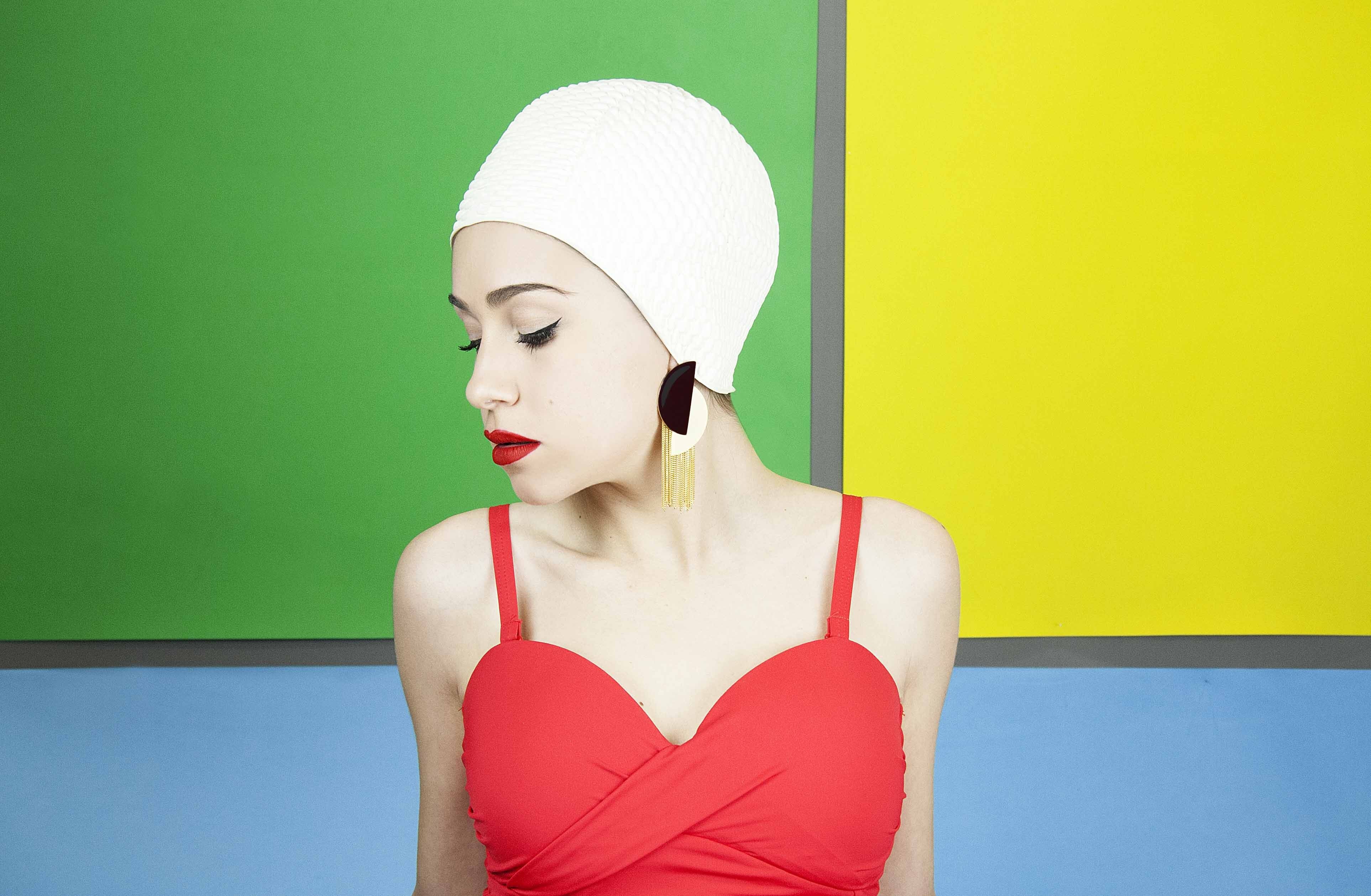 Orecchini asimmetrici Java - neri