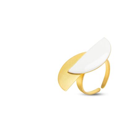 S Java Ring - White