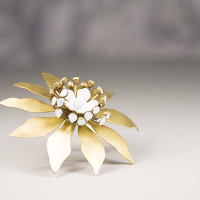 Bague Jardin - Or Blanc