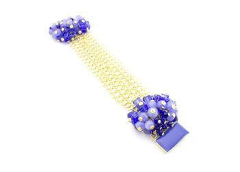 Bracelet corail - bleu 4