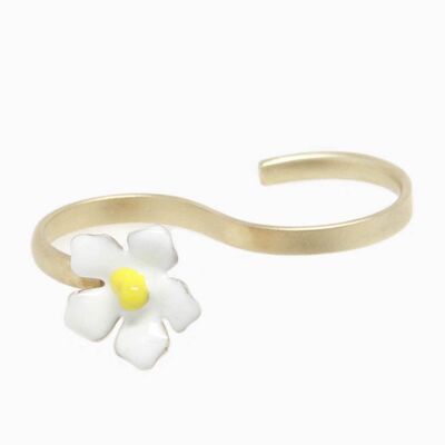 Daisy Flower Bidet Ring - White