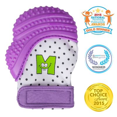 Teething mitt - MAUVE