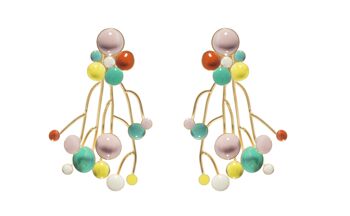 Boucles d'Oreilles Visage L - Bonbon 3