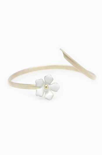 Bracelet Fleur Marguerite - Blanc 1