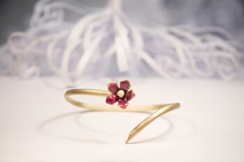 Bracelet Fleur Marguerite - Blanc 2