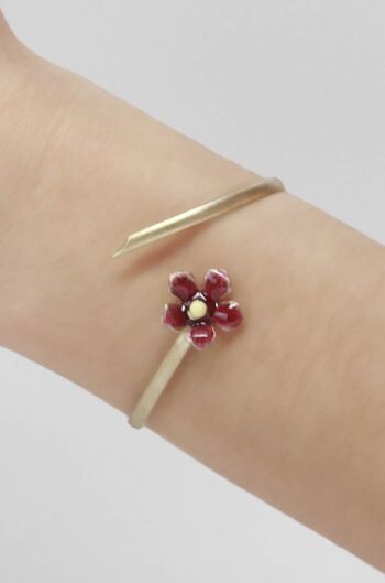 Bracelet Fleur Marguerite - Blanc 3