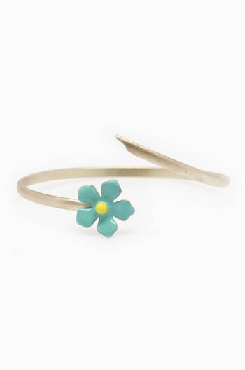 Bracelet Fleur Marguerite - Turquoise 1