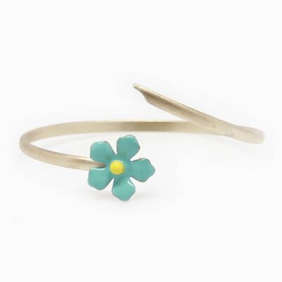 Daisy Flower Bracelet - Turquoise