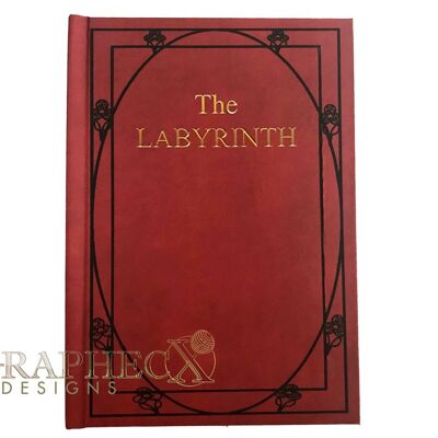 The Labyrinth Red Book inspired hardcover notebook