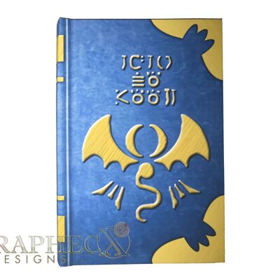 Fire Emblem Spell Tomes Book of Naga Robin inspired personalized hardcover journal notebook
