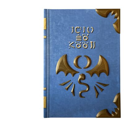 3D Fire Emblem Spell Tomes Book of Naga Robin geïnspireerd gepersonaliseerd hardcover dagboeknotitieboekje