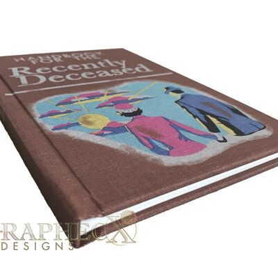 Handbook for the Recently Deceased inspired hardcover notebook