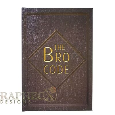 Bro Code How I met your Mother inspired hardcover notebook