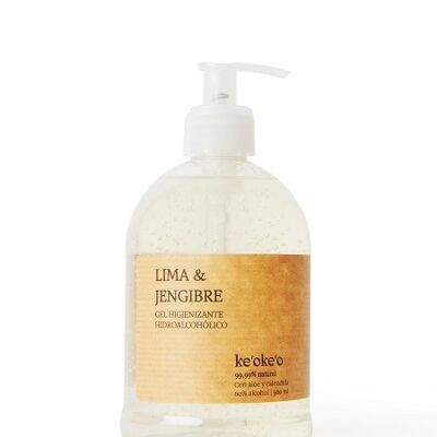 Gel Hidroalcóholico Natural Lima & Jengibre 500 ml