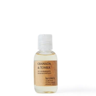 Natürliches hydroalkoholisches Gel Granada & Tonka 50 ml