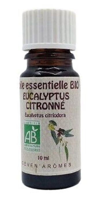 Eucalyptus citronné 10ml Huile essentielle BIO