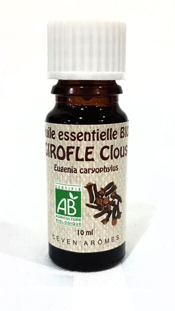 Girofle Clous 10ml Huile essentielle bio