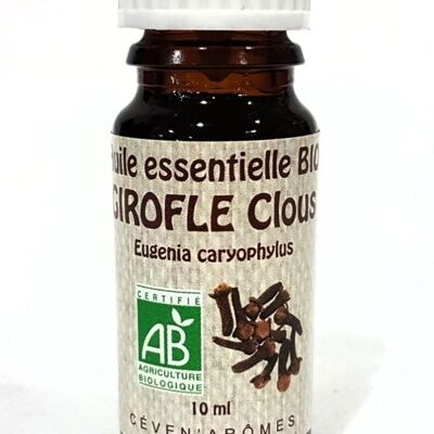 Aceite esencial orgánico de clavo de olor 10 ml