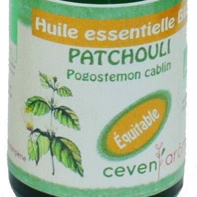 Patchouli 10ml Aceite esencial orgánico y de comercio justo