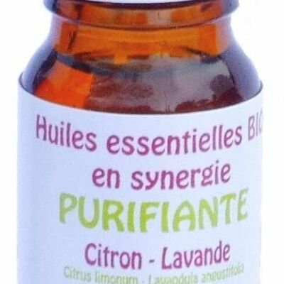 Ätherisches Bio-Reinigungsöl - Zitrone-Lavendel