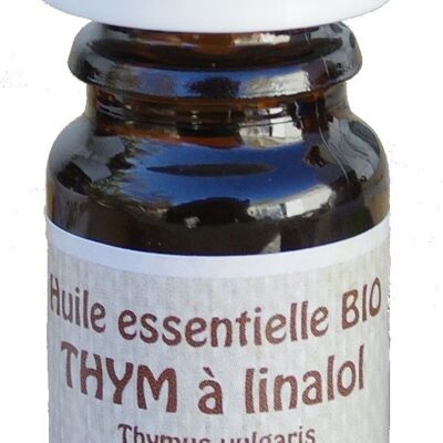 Tomillo (con linalool) 10ml Aceite esencial orgánico