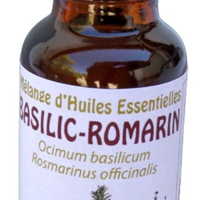 Ätherische Basilikum-Rosmarinöl-Mischung 20ml